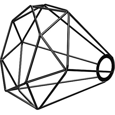 ledscom.de Paralume Cage, nero, 200mm Ø ledscom.de Paralume Cage, nero, 200mm Ø