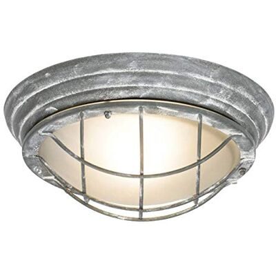 Brilliant Olena Lampada da parete e soffitto in metallo, 28 cm, 46 W, colore: Grigio cemento Brilliant Olena Lampada da parete e soffitto in metallo, 28 cm, 46 W, colore: Grigio cemento