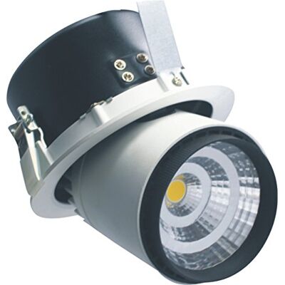 V-TAC Faro da Incasso Orientabile 25W, Luce Bianco Naturale 5000K V-TAC Faro da Incasso Orientabile 25W, Luce Bianco Naturale 5000K