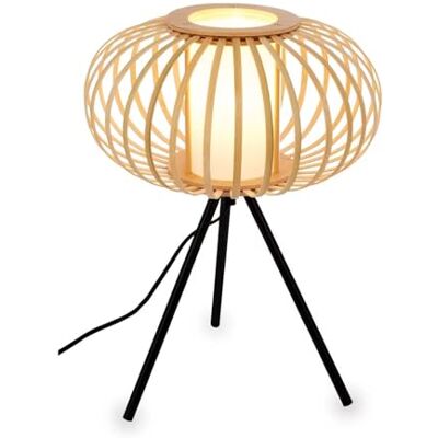 Lampada da tavolo Bambus - BRILONER, 39,5cm, 1x E27, Max 10W Lampada da tavolo Bambus - BRILONER, 39,5cm, 1x E27, Max 10W