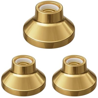 ledscom.de 3 lampade da soffitto/portalampada ELEKTRA, porcellana, oro lucido, 1x E27 max. 300 W ledscom.de 3 lampade da soffitto/portalampada ELEKTRA, porcellana, oro lucido, 1x E27 max. 300 W