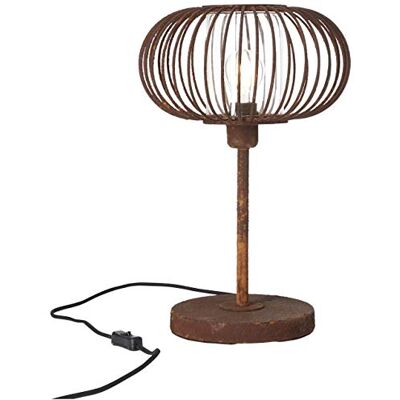 Brilliant lampada lampada da tavolo Willard color ruggine 1x lampade normali A60, E27, 60W, gf non specificate Con interruttore a cavo Adatto per lampade a LED Brilliant lampada lampada da tavolo Willard color ruggine 1x lampade normali A60, E27, 60W, gf non specificate Con interruttore a cavo Adatto per lampade a LED