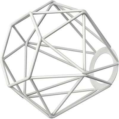 ledscom.de Paralume a gabbia, bianco, Ø 160 mm ledscom.de Paralume a gabbia, bianco, Ø 160 mm
