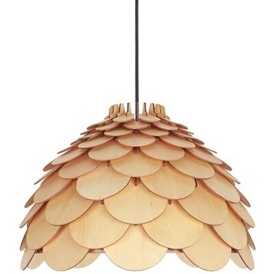 Light Prestige Burgo wisząca mała, Legno, E27, 60 W, Marrone, 35 x 35 x 120 cm Light Prestige Burgo wisząca mała, Legno, E27, 60 W, Marrone, 35 x 35 x 120 cm
