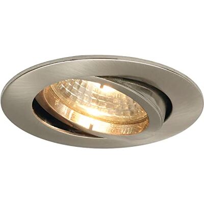 Molto Luce - Rund Ø88mm Edelstahl-Effekt GU10 - Recessed Ceiling Light Molto Luce - Rund Ø88mm Edelstahl-Effekt GU10 - Recessed Ceiling Light