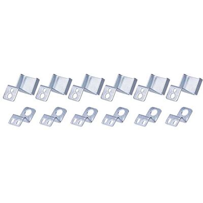 EMOS , pannelli del gancio 120 × 30 cm, 6 pezzi, Acciaio, Grigio, 10 x 3 x 13 cm EMOS , pannelli del gancio 120 × 30 cm, 6 pezzi, Acciaio, Grigio, 10 x 3 x 13 cm