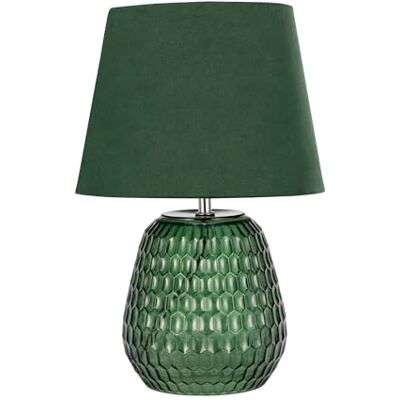 Pauleen Crystal Velours Paralume Velluto Lampada da Tavolo Max. 40W E14 Verde 230V Vetro/Tessuto Pauleen Crystal Velours Paralume Velluto Lampada da Tavolo Max. 40W E14 Verde 230V Vetro/Tessuto