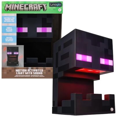 Paladone Luce maschera Enderman con sensore, Con licenza ufficiale Motion Activated, Character Light, Gaming Décor, Collectable Paladone Luce maschera Enderman con sensore, Con licenza ufficiale Motion Activated, Character Light, Gaming Décor, Collectable