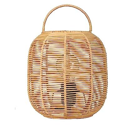 Pauleen Tavolo Boho Glow E27 Max. 20W Beige, Bianco Metallo, rattan Lampada da Comodino Pauleen Tavolo Boho Glow E27 Max. 20W Beige, Bianco Metallo, rattan Lampada da Comodino