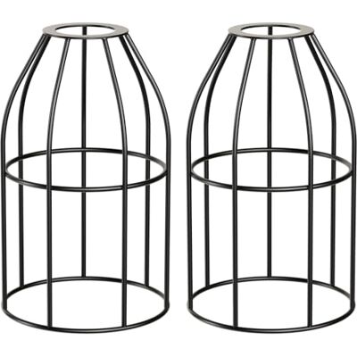 ledscom.de 2 paralumi a gabbia, neri, Ø 122 mm ledscom.de 2 paralumi a gabbia, neri, Ø 122 mm