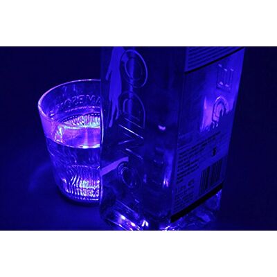 LEDLUX 2 Pezzi Luce Led Sottobottiglia, Luci Led Con Biadesivi Sotto Bicchiere, Con Pile CR1620 Inclusi (Blu) LEDLUX 2 Pezzi Luce Led Sottobottiglia, Luci Led Con Biadesivi Sotto Bicchiere, Con Pile CR1620 Inclusi (Blu)