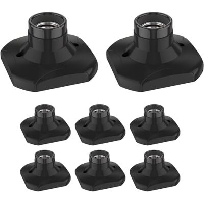 ledscom.de 8 lampade da soffitto/portalampada ELEKTRA, nero, 1x E27 max. 60W ledscom.de 8 lampade da soffitto/portalampada ELEKTRA, nero, 1x E27 max. 60W