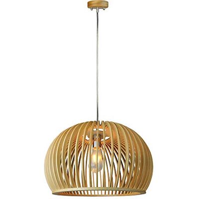 Lampada sospesa in legno V-tac E27 Max 60W - Illuminazione interna Lampada sospesa in legno V-tac E27 Max 60W - Illuminazione interna