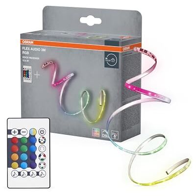 OSRAM Striscia LED FLEX AUDIO 3M VR RC, bianco, 10W 120lm OSRAM Striscia LED FLEX AUDIO 3M VR RC, bianco, 10W 120lm