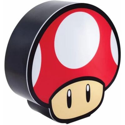 Paladone Luce Super Mushroom Box Luce da Scrivania Ufficiale Super Mario, Regalo Collezionabile per Fan Mario Bros, 15cm, Alimentata a Batterie Paladone Luce Super Mushroom Box Luce da Scrivania Ufficiale Super Mario, Regalo Collezionabile per Fan Mario Bros, 15cm, Alimentata a Batterie