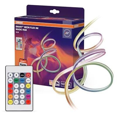 OSRAM SMART WIFI NEON FLEX Striscia LED 3m MGC RGB RC OSRAM SMART WIFI NEON FLEX Striscia LED 3m MGC RGB RC