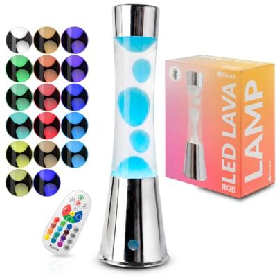 FISURA – Lampada lava LED RGB telecomando. 17 colori. Lampada originale. Lampada decorativa rilassante. Regalo originale per giovani. Decorazione per la casa. Lampada LED. 11,2 x 39 cm. FISURA – Lampada lava LED RGB telecomando. 17 colori. Lampada originale. Lampada decorativa rilassante. Regalo originale per giovani. Decorazione per la casa. Lampada LED. 11,2 x 39 cm.