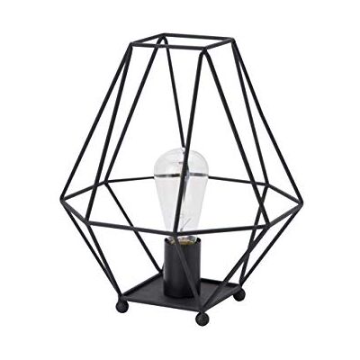 LUSSIOL Albany Lampada da terra - Metallo 40W - Nero - 26x33cm LUSSIOL Albany Lampada da terra - Metallo 40W - Nero - 26x33cm