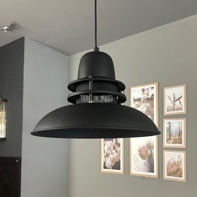 bamyum Torcia Lampada a Sospensione Industriale Bianca, Lampadario da Soggiorno 34 cm, Lampadario da Cucina in Metallo, Lampada Vintage Camera da Letto, Plafoniera, Lampada a Sospensione Industriale bamyum Torcia Lampada a Sospensione Industriale Bianca, Lampadario da Soggiorno 34 cm, Lampadario da Cucina in Metallo, Lampada Vintage Camera da Letto, Plafoniera, Lampada a Sospensione Industriale