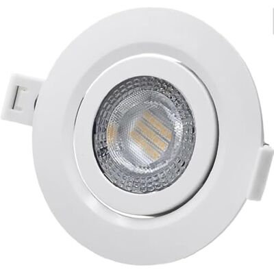 EDM DOWNLIGHT LED EMPOTRAR 9W 806Lm RA80 3200K REDONDO MARCO BLANCO EDM DOWNLIGHT LED EMPOTRAR 9W 806Lm RA80 3200K REDONDO MARCO BLANCO