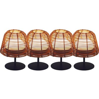 Lumisky Set di 4 mini lampade da tavolo LED senza fili bianco dimmerabili 2 x TWINS Boheme H16 cm Lumisky Set di 4 mini lampade da tavolo LED senza fili bianco dimmerabili 2 x TWINS Boheme H16 cm
