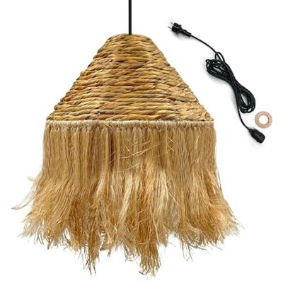 Lumisky Leonora Lampada a Sospensione Esterna - Fibre Naturali, 44cm Lumisky Leonora Lampada a Sospensione Esterna - Fibre Naturali, 44cm