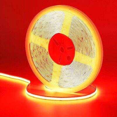 GOMING 24V 10M COB Striscia LED Rosso Non Impermeabile IP20 384LEDs/M Alta Densità Alta Luminosità Flessibile Luci LED per Soggiorno Natale Bar Decorare(Alimentazione non Inclusa) GOMING 24V 10M COB Striscia LED Rosso Non Impermeabile IP20 384LEDs/M Alta Densità Alta Luminosità Flessibile Luci LED per Soggiorno Natale Bar Decorare(Alimentazione non Inclusa)