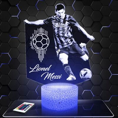 Lampephoto.fr Lampada da comodino, Luce notturna tattile L. Messi Giocatore di football Lampada illusione 3D LED, idea regalo di Natale per ragazzi e ragazze Lampada da notte per bambini o adulti TOP Lampephoto.fr Lampada da comodino, Luce notturna tattile L. Messi Giocatore di football Lampada illusione 3D LED, idea regalo di Natale per ragazzi e ragazze Lampada da notte per bambini o adulti TOP