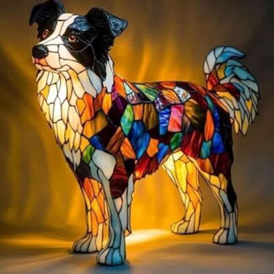 generic 3D Lampada da tavolo Carino Nuovo serie cani Decorazione della casa Resina Piano da tavolo USB Luce notturna Compagnia fedele Illuminazione, Maltese(Border Collie) generic 3D Lampada da tavolo Carino Nuovo serie cani Decorazione della casa Resina Piano da tavolo USB Luce notturna Compagnia fedele Illuminazione, Maltese(Border Collie)