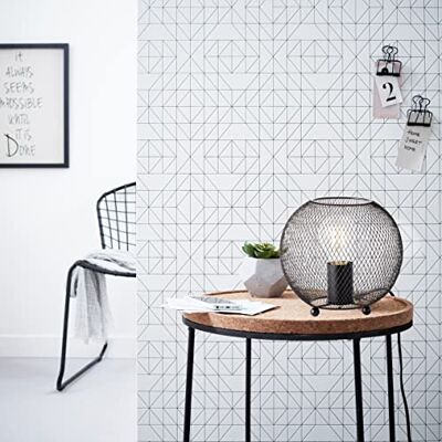 Brilliant Lampada da tavolo in stile Neo Retro – Lampada da tavolo decorativa con interruttore intermedio per ufficio, camera da letto o soggiorno in metallo, colore nero, diametro 20 cm Brilliant Lampada da tavolo in stile Neo Retro – Lampada da tavolo decorativa con interruttore intermedio per ufficio, camera da letto o soggiorno in metallo, colore nero, diametro 20 cm