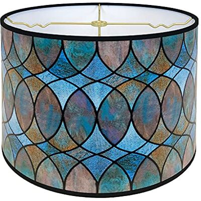 Royal Designs, Inc. Royal Designs Paralume decorativo moderno e alla moda, realizzato a mano, realizzato negli Stati Uniti, design con colori ad acqua, 10 x 10 x 8 cm Royal Designs, Inc. Royal Designs Paralume decorativo moderno e alla moda, realizzato a mano, realizzato negli Stati Uniti, design con colori ad acqua, 10 x 10 x 8 cm