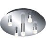 Trio-Leuchten Trio  Zidane Plafoniera LED, 5x4.5 Watt, Cromo, 35 cm 4.5 W