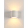 Pianeta Led APPLIQUE PORTALAMPADA LED DA MURO G9 11X10X10 CM IN RESINA DI GESSO W3134 (con lampada G9 WHITE)