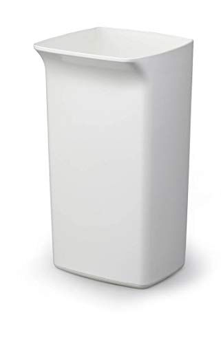 Durable Durabin Square 40, contenitore per rifiuti e materiale riciclabile, capacità 40 litri, 360x590x320 mm, bianco (cod. #)