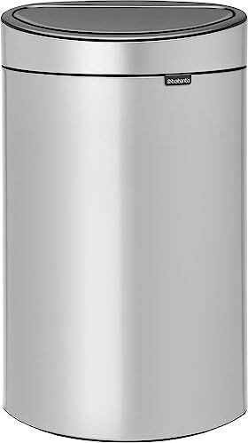 Brabantia Touch Bin New, 40 Litre Metallic Grey