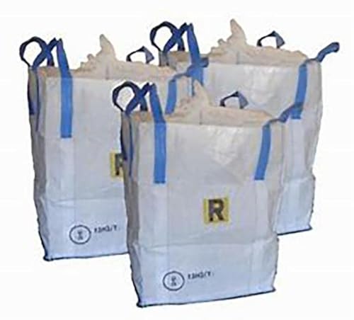 AMA Big Bag 90x90x120 mm: Sacconi per rifiuti chimici, Capacità 1000 kg, Trasporto e stoccaggio rifiuti chimici, nocivi, tossici