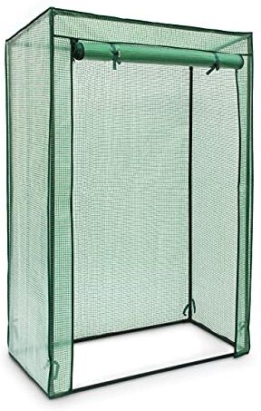 Relaxdays Serra per Pomodori, Giardino, Balcone, Telo Orto Trasparente, HLP 150x100x50 cm, Acciaio & PVC, Verde