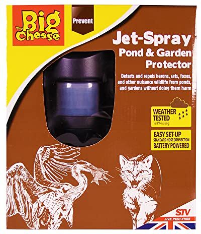 Defenders Jet-Spray Fox Repeller (Sensore di Movimento, Cat, Scoiattolo e detersivo per aironi, dissuasori Deters umanamente, Si collega al Tubo da Giardino, Alimentato a Batteria), plastica, verde