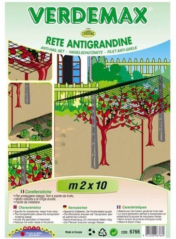 VERDEMAX Reti Recinzioni E Teli Protettivi, 2 x 10 m