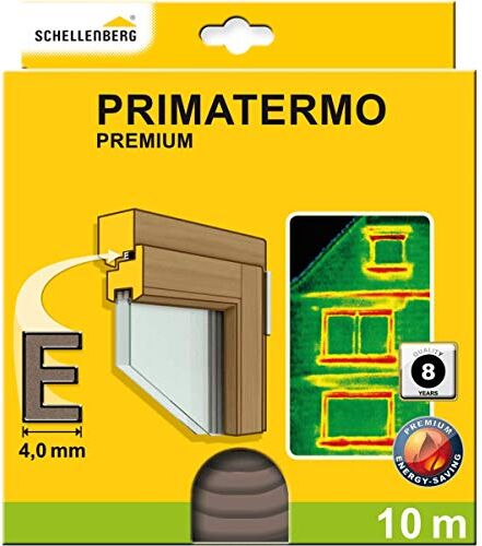 Schellenberg Primatermo Premium Guarnizione con Profilo mt Marrone, Lunghezza 10 m