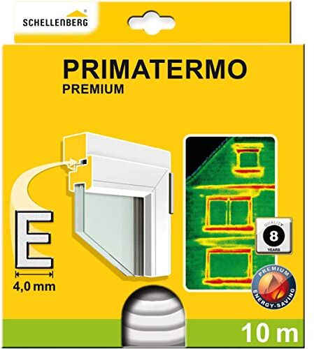 Schellenberg Primatermo Premium Guarnizione con Profilo mt, Bianco, Lunghezza 10 m