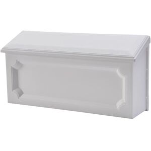 ARCHITECTURAL MAILBOXES Windsor Cassetta delle lettere in plastica, piccola capacità, montaggio a parete, colore: Bianco ARCHITECTURAL MAILBOXES Windsor Cassetta delle lettere in plastica, piccola capacità, montaggio a parete, colore: Bianco