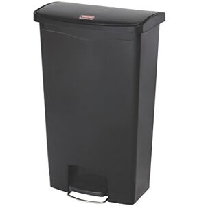 Rubbermaid Commercial Products StepOn Cestino in Resina, Anteriore Passo, 68 L, Nero Rubbermaid Commercial Products StepOn Cestino in Resina, Anteriore Passo, 68 L, Nero