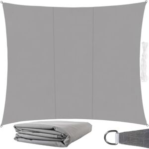 Gardlov Tenda parasole rettangolare, 3 x 4 m, per protezione solare affidabile, impermeabile, con fissaggio per giardino, spiaggia, campeggio, , colore: grigio Gardlov Tenda parasole rettangolare, 3 x 4 m, per protezione solare affidabile, impermeabile, con fissaggio per giardino, spiaggia, campeggio, , colore: grigio