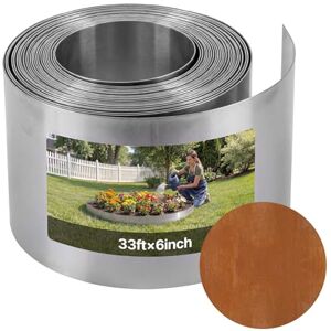 VEVOR Bordatura da Giardino per Aiuola in Metallo 10m x 15 cm, Rotolo Recinzioni per Prato Orto da Giardino Bordatura in Acciaio Corten Aiuole Sentieri Paesaggistica, Rotolo Bordi Aiuole Giardinaggio VEVOR Bordatura da Giardino per Aiuola in Metallo 10m x 15 cm, Rotolo Recinzioni per Prato Orto da Giardino Bordatura in Acciaio Corten Aiuole Sentieri Paesaggistica, Rotolo Bordi Aiuole Giardinaggio