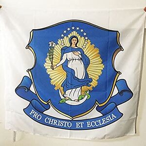 AZ FLAG Bandiera Congregazione Dei Cheirici Mariani Dell'Immacolata Concezione 90 x 90 cm Bandiera Mic 90 x 90 cm Foro per Asta AZ FLAG Bandiera Congregazione Dei Cheirici Mariani Dell'Immacolata Concezione 90 x 90 cm Bandiera Mic 90 x 90 cm Foro per Asta