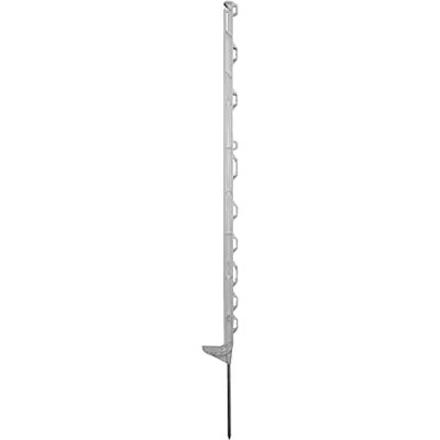 horizont Pali per recinzione 115 cm, Pack da 5, bianchi, pali di plastica per recinzione, palo per recinzione, 11 occhielli, chiodo lungo a terra, passo singolo horizont Pali per recinzione 115 cm, Pack da 5, bianchi, pali di plastica per recinzione, palo per recinzione, 11 occhielli, chiodo lungo a terra, passo singolo
