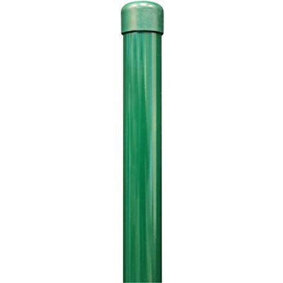 Alberts Palo di recinzione per Fix-Clip pro per il fissaggio con bussole a percussione a terra zincato, plastificato verde lunghezza 1690 mm morsetto-Ø 34 mm Alberts Palo di recinzione per Fix-Clip pro per il fissaggio con bussole a percussione a terra zincato, plastificato verde lunghezza 1690 mm morsetto-Ø 34 mm