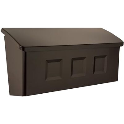 ARCHITECTURAL MAILBOXES Wayland Cassetta delle lettere da parete, colore bronzo spazzolato, S ARCHITECTURAL MAILBOXES Wayland Cassetta delle lettere da parete, colore bronzo spazzolato, S