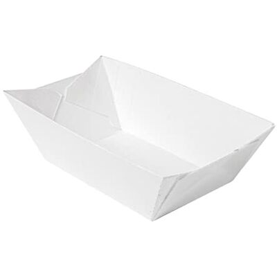 Garcia de Pou 200 unità Barchette 'Thepack' 240 G 230 G/M2 8,5 x 5 x 4 cm bianco cartone ondulato Nano-Micro Garcia de Pou 200 unità Barchette 'Thepack' 240 G 230 G/M2 8,5 x 5 x 4 cm bianco cartone ondulato Nano-Micro